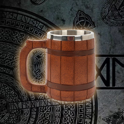 Viking Warrior Skull Mug