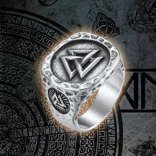 The Valknut Warrior Ring