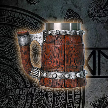 Viking Tankard Barrel Mug