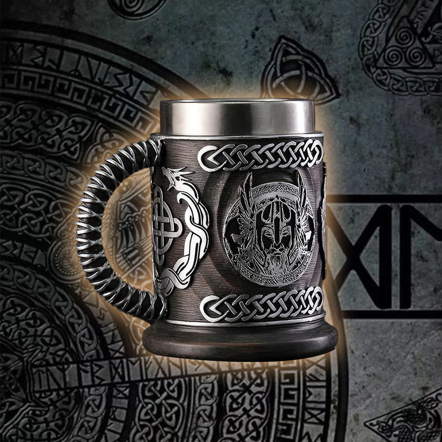 Odin God of War Viking Beer Mug