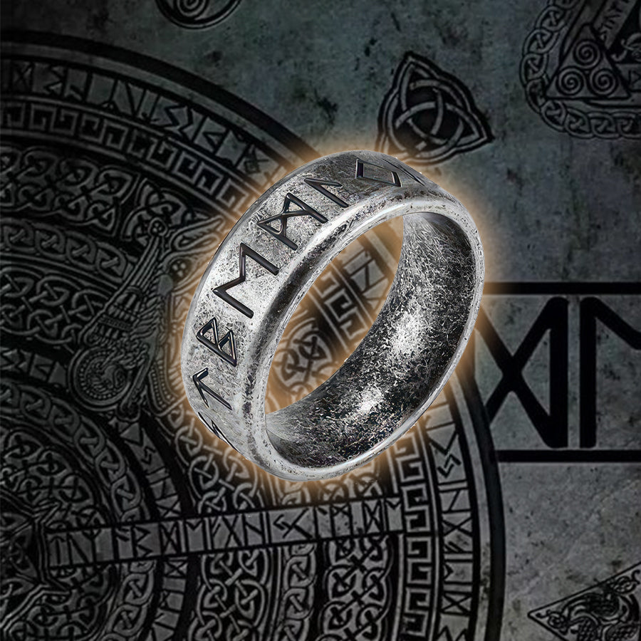 Runic Alphabet Ring