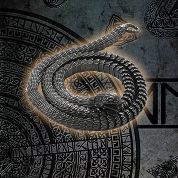 World Serpent Jormungandr Snake Necklace