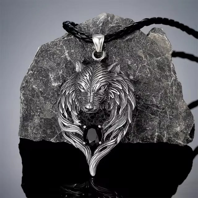 Odin's Wolf Pendant Necklace