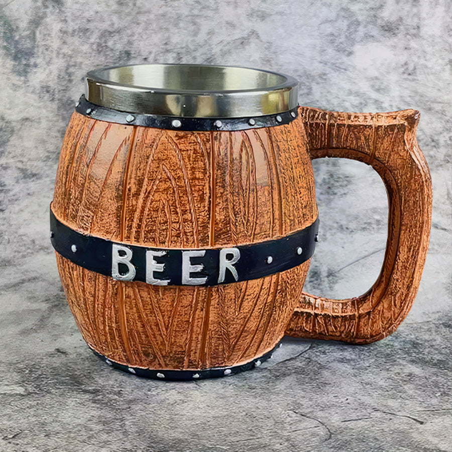 Viking Mug Beer Barrel