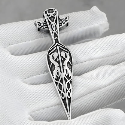 Gungnir Viking Necklace - Odin's Spear Head