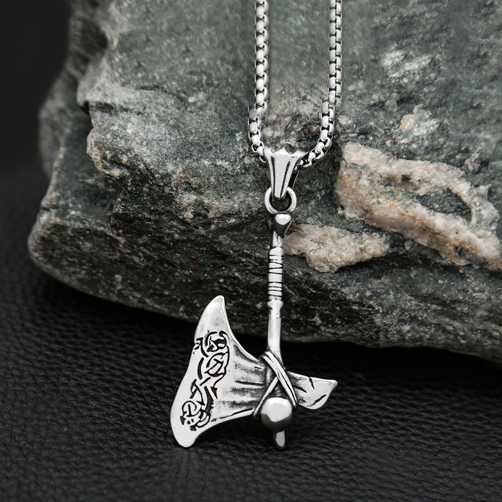 Viking Warrior Axe Necklace