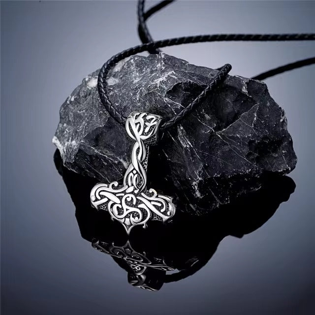 Punk Viking Thor's Hammer Necklace