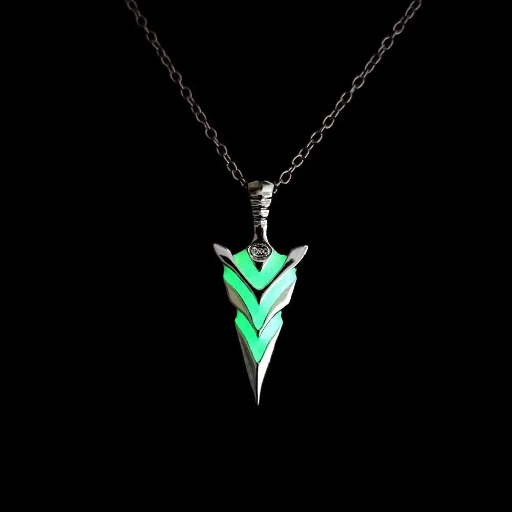 Viking Glowing Arrow Necklace