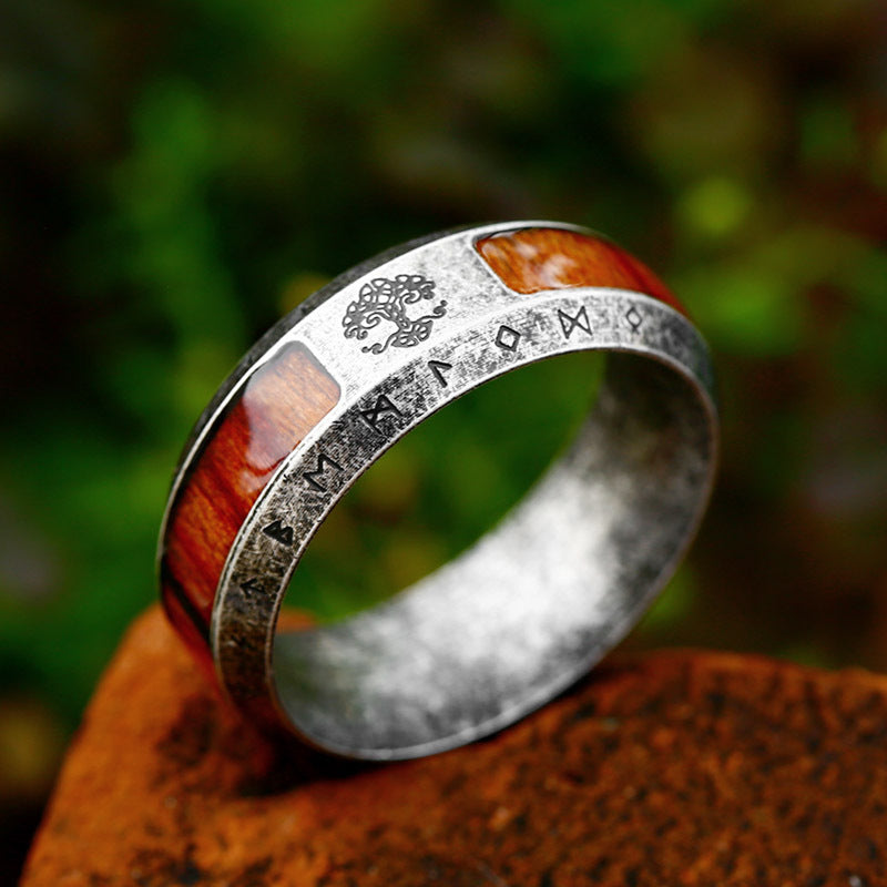 Ancient Tree Viking Ring