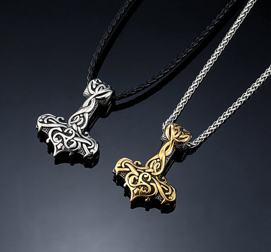 Punk Viking Thor's Hammer Necklace