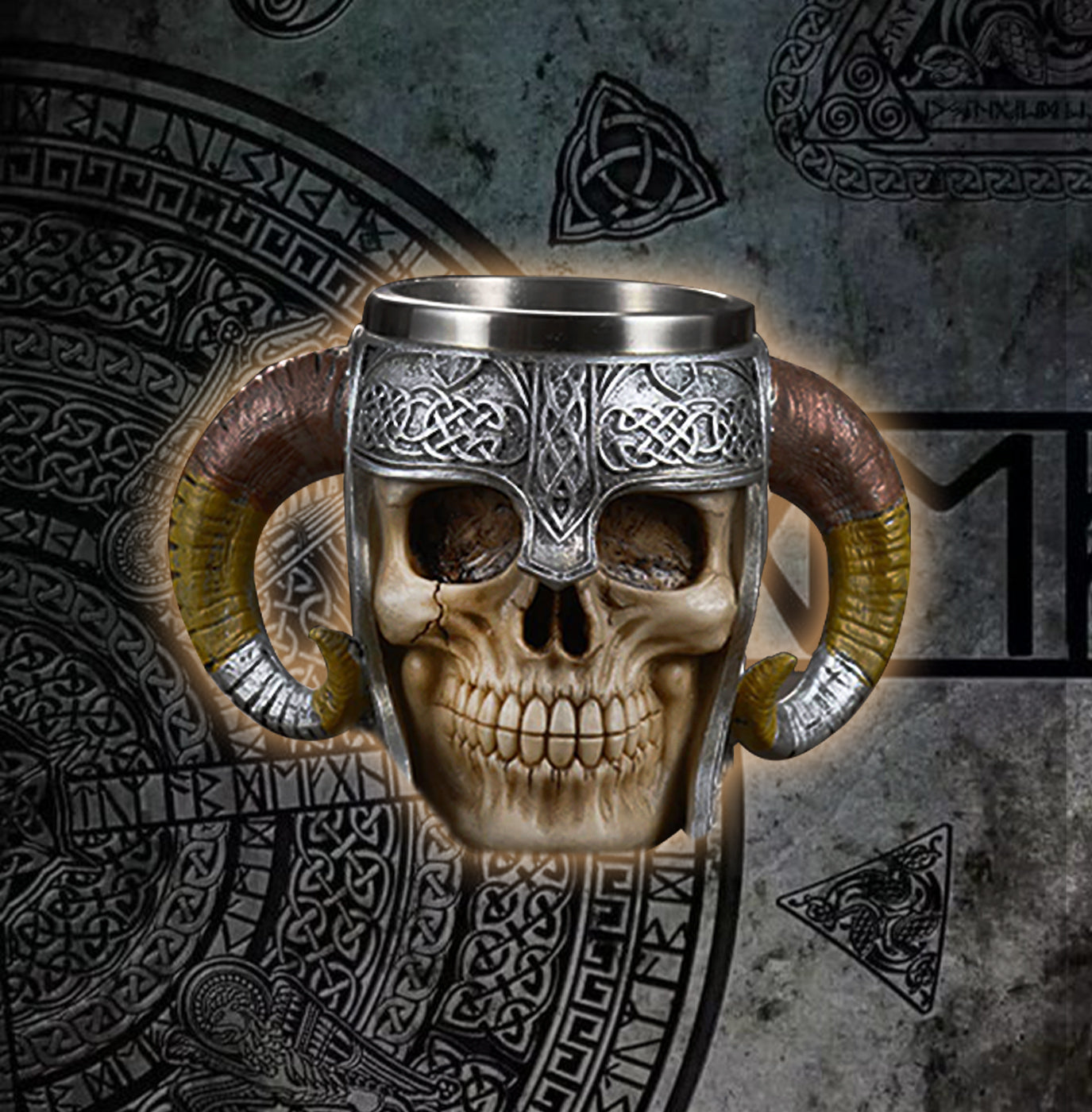 Skull Viking Beer Mug