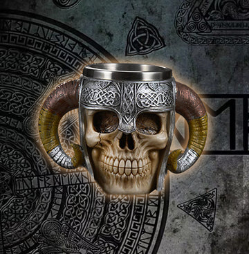 Skull Viking Beer Mug