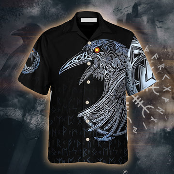 Viking Huginn And Muninn Birds Norse – Hawaii Shirt