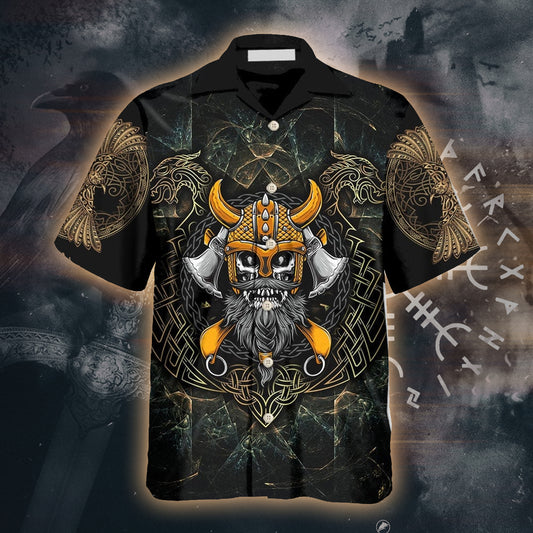 Viking Skull King Darkness – Hawaii Shirt