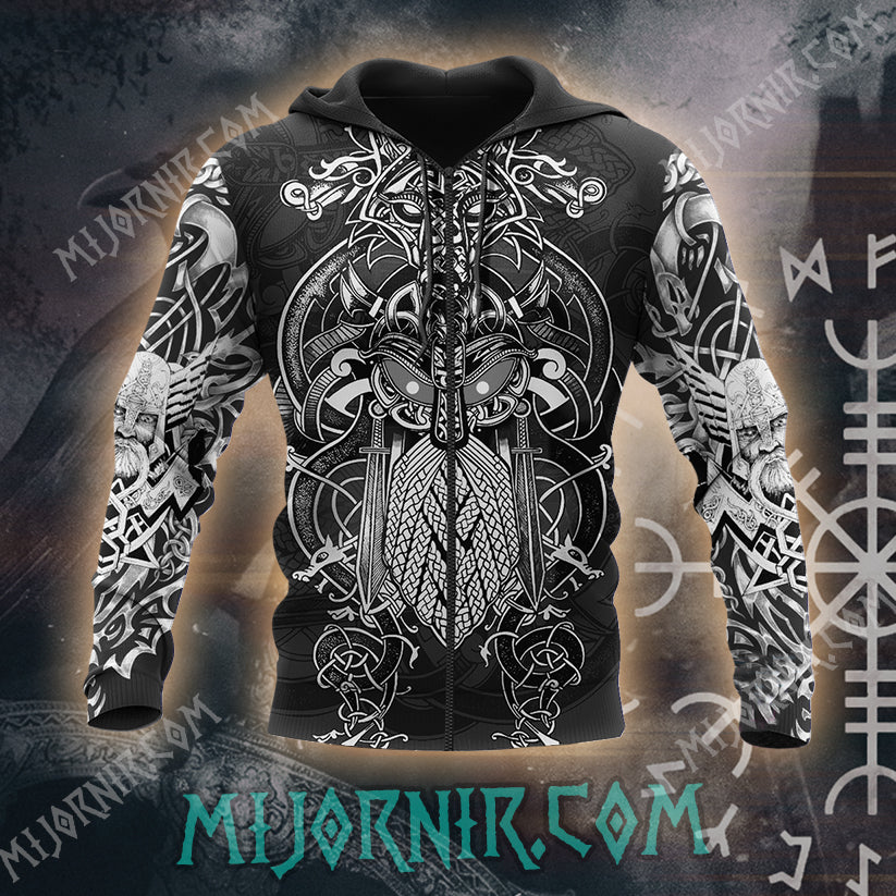 Viking Shieldbearer Hoodie - All Over Print