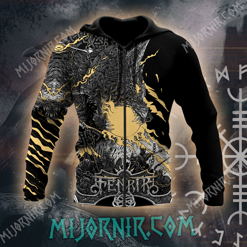 Fenrir's Wrath Hoodie - All Over Print