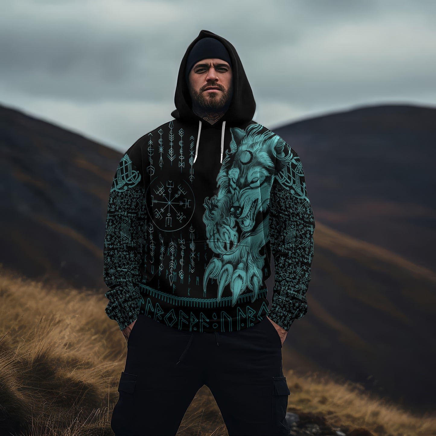 Viking Fenrir Wolf Hoodie Collection