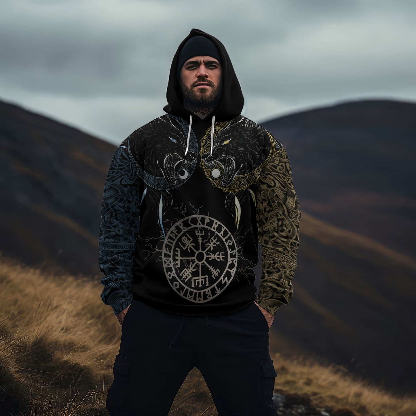 Viking Fenrir Wolf Hoodie Collection