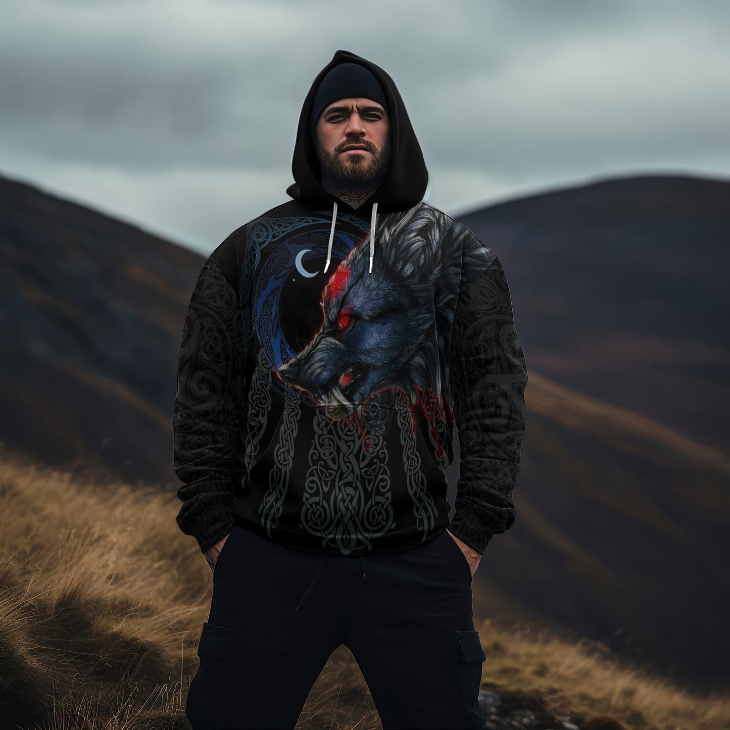 Viking Fenrir Wolf Hoodie Collection