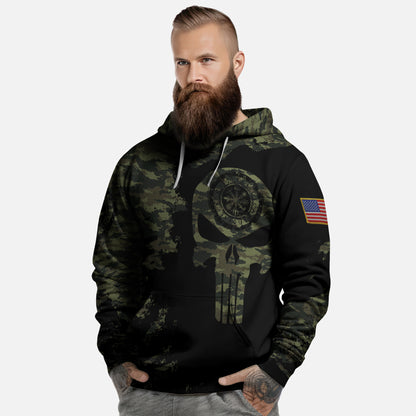 Skull of Valhalla Camo - Viking Hoodie Set