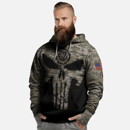 Viking Camo Skull - Viking Hoodie Set