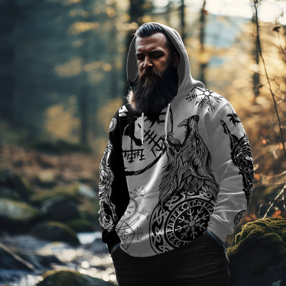 Viking Fenrir Wolf Hoodie Collection