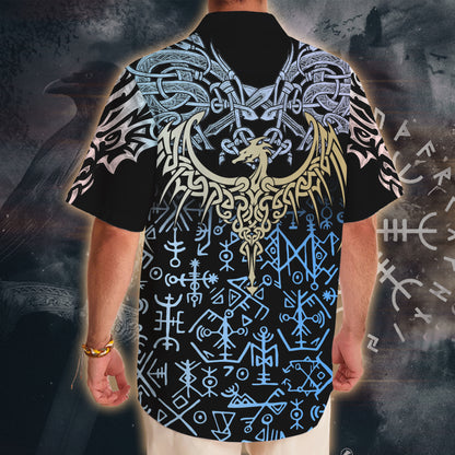 Blue Rune Dragon – Hawaii Shirt