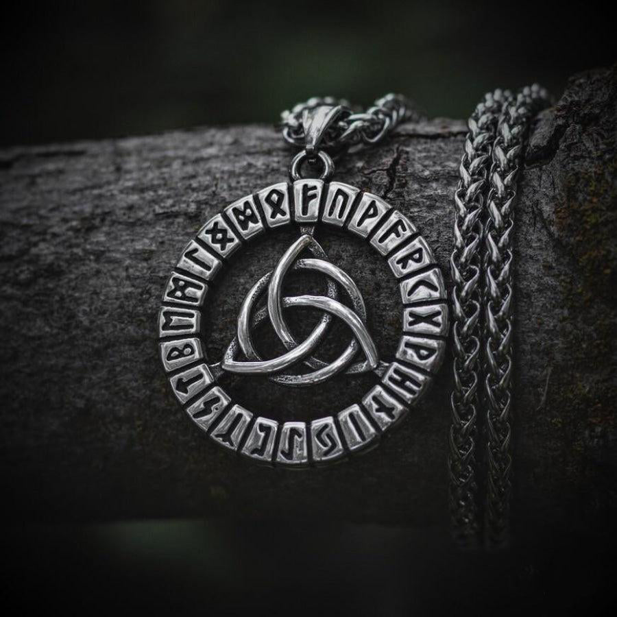 Celtic Trinity Knot Runic Pendant