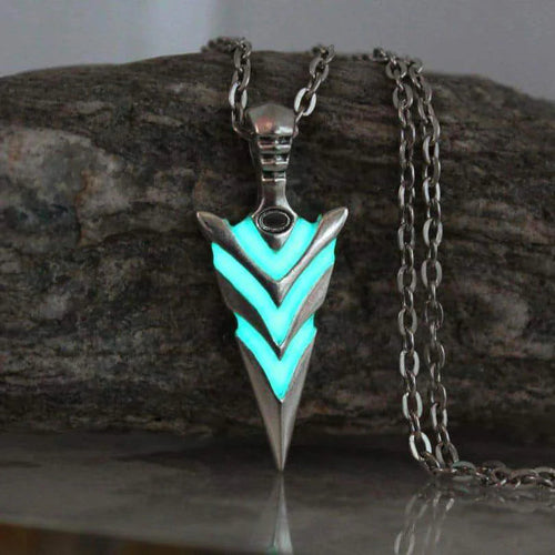 Viking Glowing Arrow Necklace