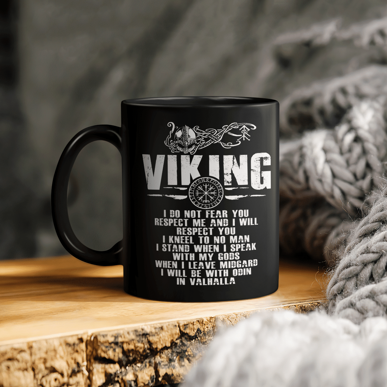 I Will Be With Odin In Valhalla - Viking Mug - Myvikinggear Store