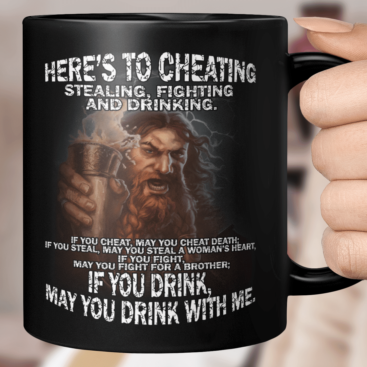 If You Drink May You Drink With Me - Viking Mug - Myvikinggear Store