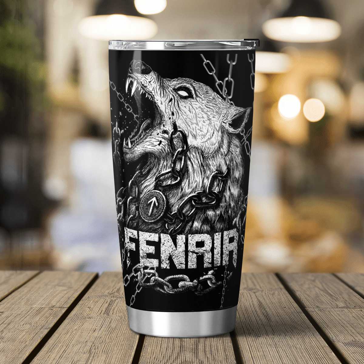 Viking Fenrir Is Bound By Chains - Viking Tumbler - Myvikinggear Store