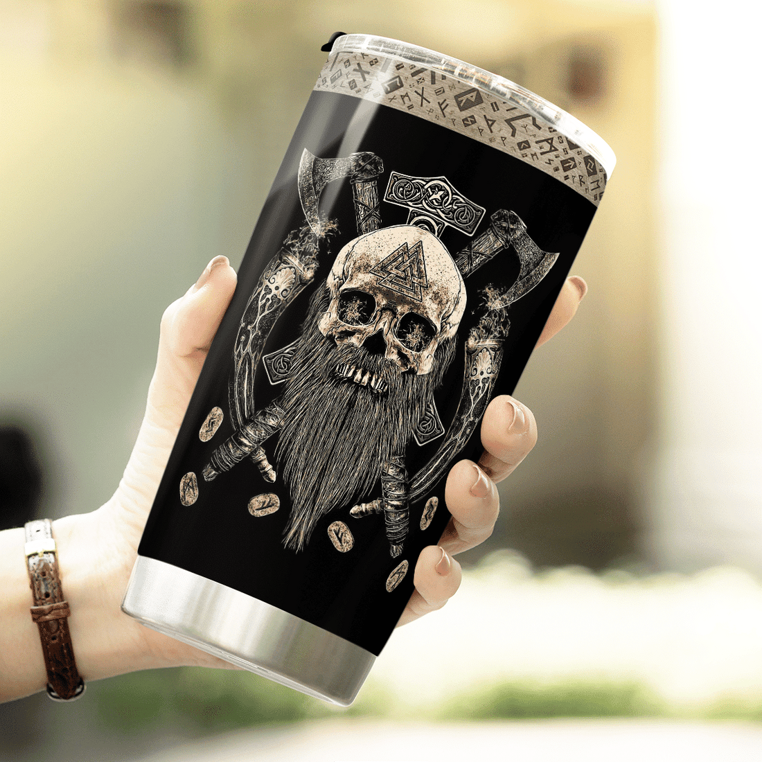 Viking Beard Valhalla - Viking Tumbler - Myvikinggear Store