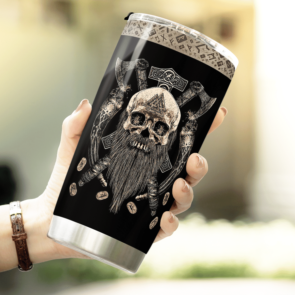 Viking Beard Valhalla - Viking Tumbler - Myvikinggear Store