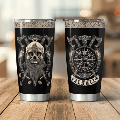 Viking Beard Valhalla - Viking Tumbler - Myvikinggear Store