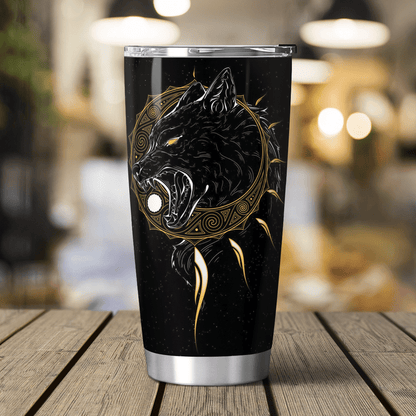 The Sons of Fenrir Skoll and Hati - Viking Tumbler - Myvikinggear Store