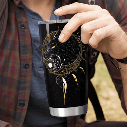 The Sons of Fenrir Skoll and Hati - Viking Tumbler - Myvikinggear Store