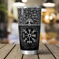 Vegvisir And Valknut - Viking Tumbler - Myvikinggear Store