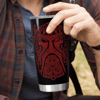 Odin - Bear Shiled - Viking Tumbler - Myvikinggear Store