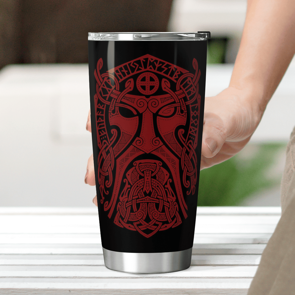 Odin - Bear Shiled - Viking Tumbler - Myvikinggear Store