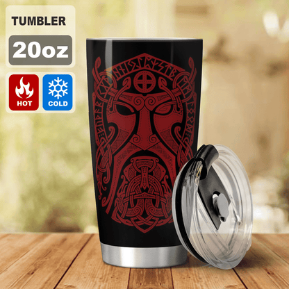 Odin - Bear Shiled - Viking Tumbler - Myvikinggear Store