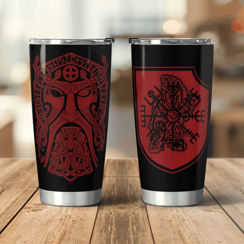 Odin - Bear Shiled - Viking Tumbler - Myvikinggear Store