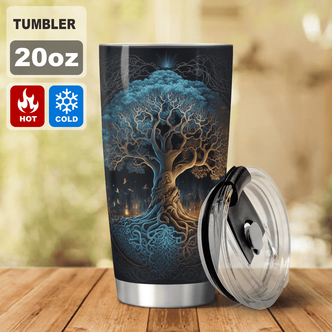 Viking Tree Of Life - Yggdrasil Tumbler | Viking Tumbler | Myvikinggear Store