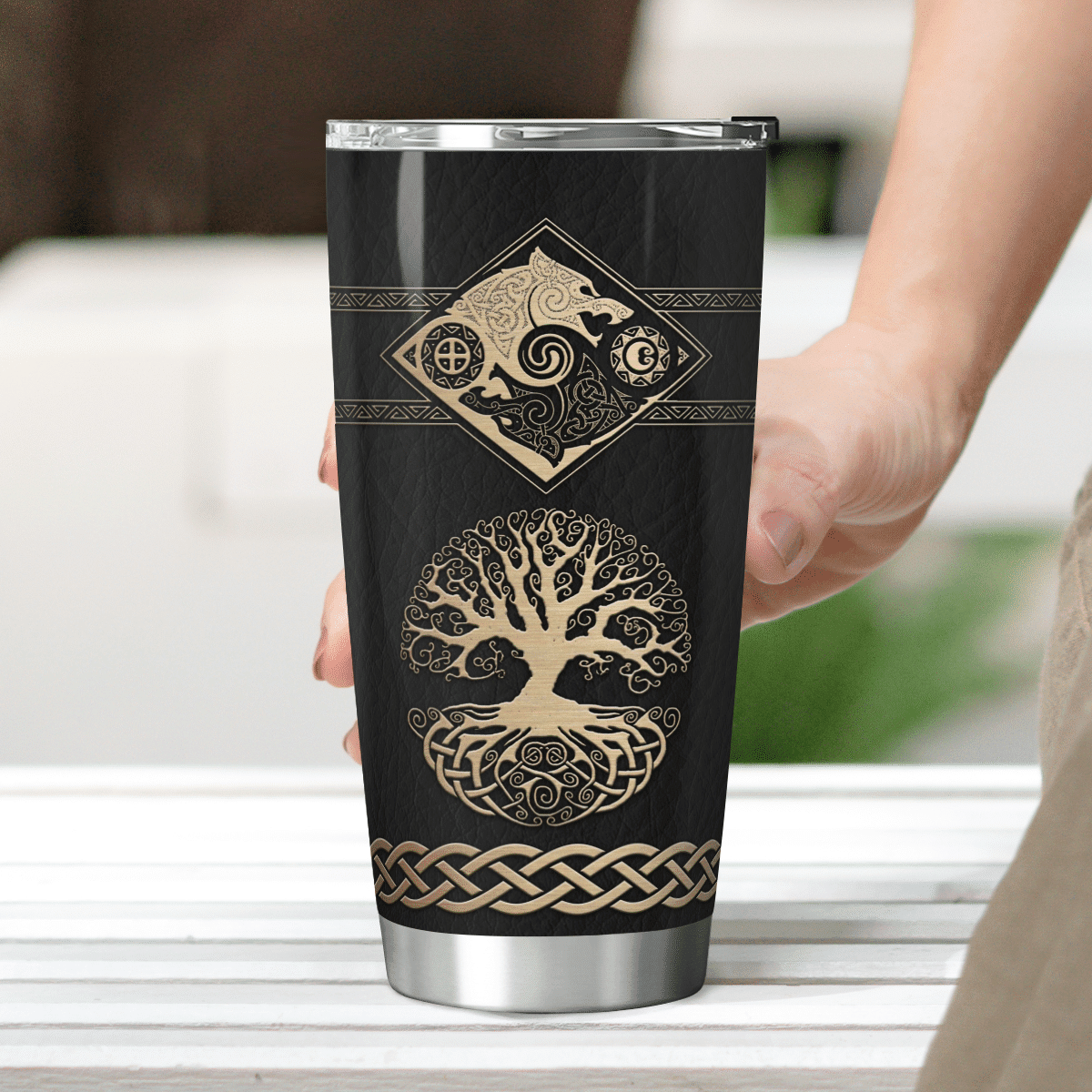 The Sons of Fenrir Skoll and Hati - Viking Tumbler - Myvikinggear Store