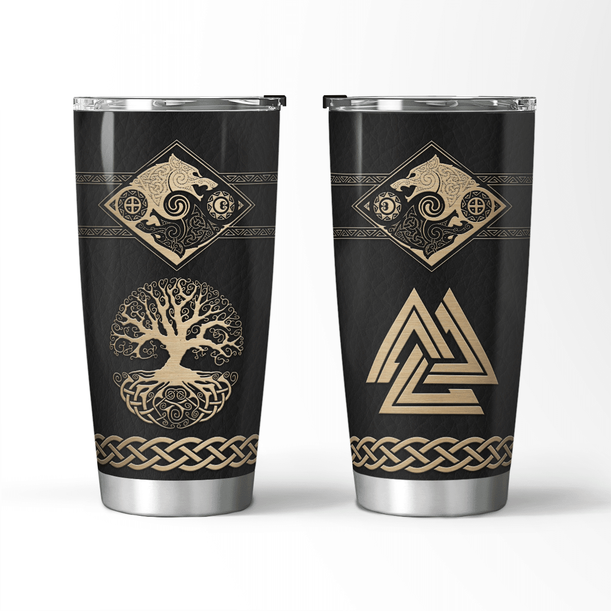 The Sons of Fenrir Skoll and Hati - Viking Tumbler - Myvikinggear Store