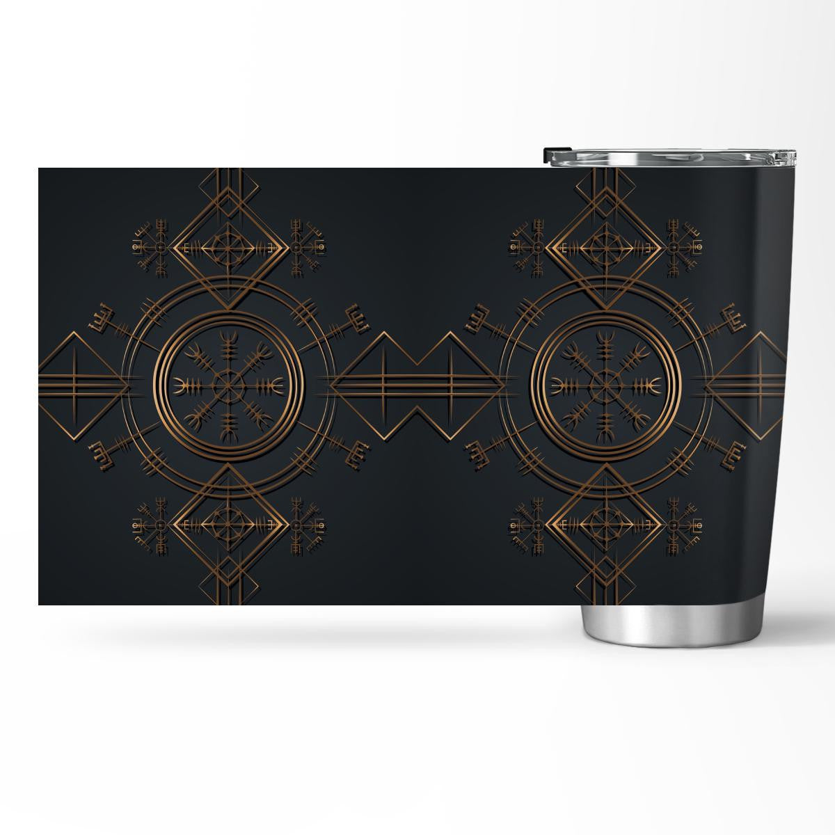 Norse Helm Of Awe - Viking Tumbler - Myvikinggear Store