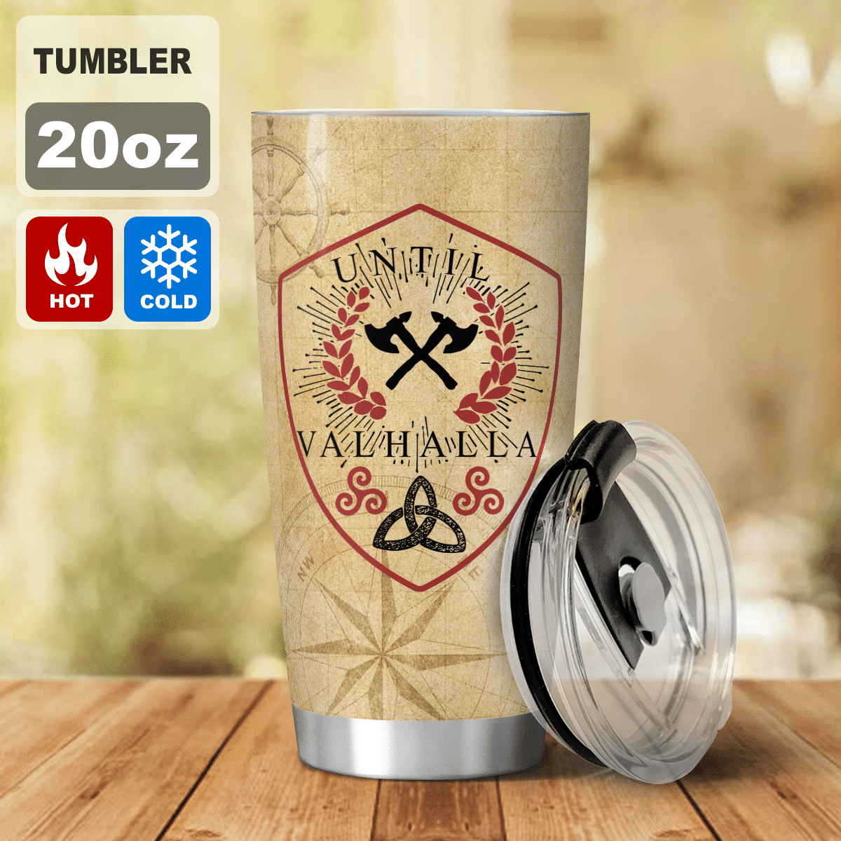 Until Valhalla - Viking Tumbler - Myvikinggear Store