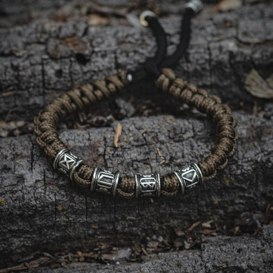 Handmade Runic Paracord Bracelet