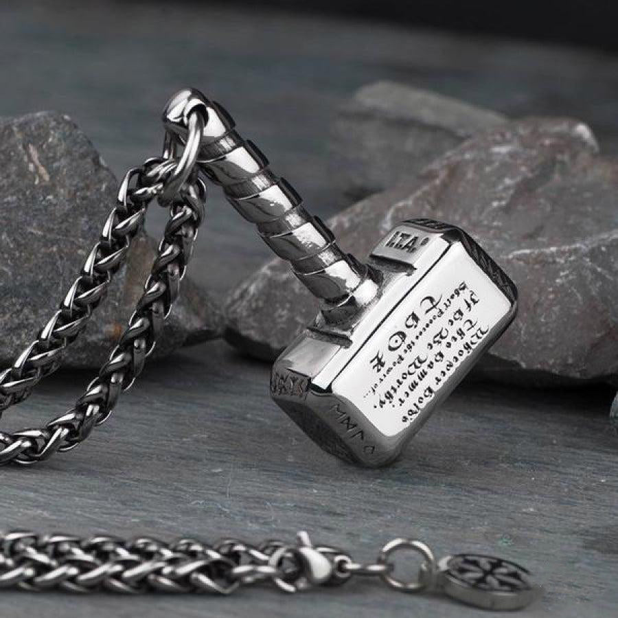 Massive Thor's Hammer Necklace