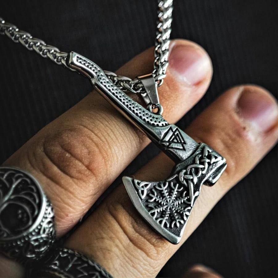 Nordic Viking Axe Necklace